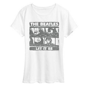 Women's The Beatles Let It Be Film Strip Graphic Tee