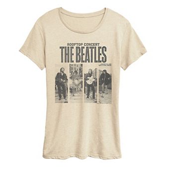 Women's The Beatles Distressed Graphic Tee