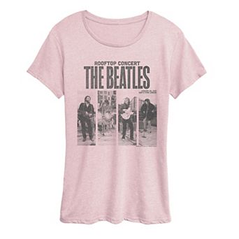 Women's The Beatles Distressed Graphic Tee