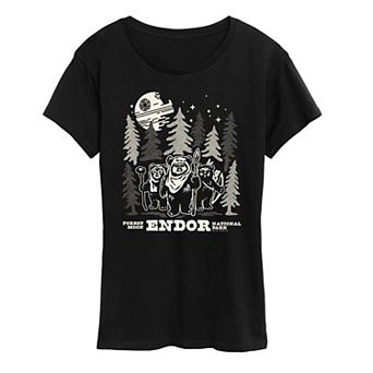 Women's Star Wars Forest Moon Endor Graphic Tee