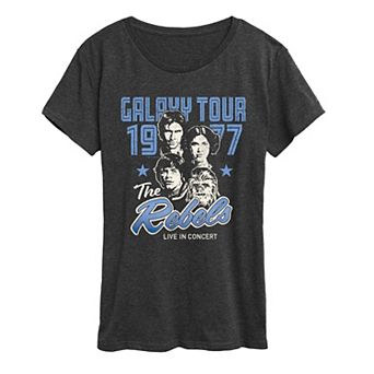 Women's Star Wars The Rebels Galaxy Tour 1977 Graphic Tee