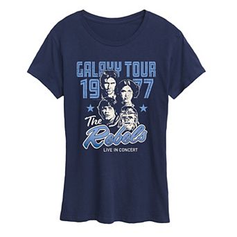 Women's Star Wars The Rebels Galaxy Tour 1977 Graphic Tee