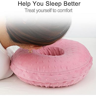Piercing Pillow with Washable Cover, Ear Piercing Pillow for Side Sleepers with Ear Hole