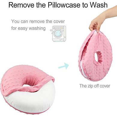 Piercing Pillow with Washable Cover, Ear Piercing Pillow for Side Sleepers with Ear Hole