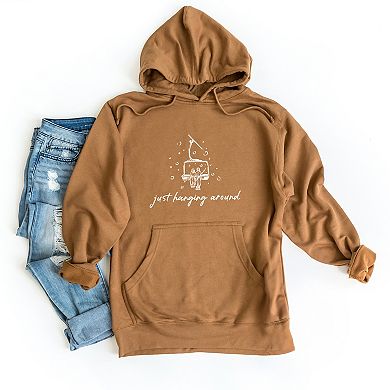 Just Hanging Around Ski Lift - Women's Graphic Hoodie