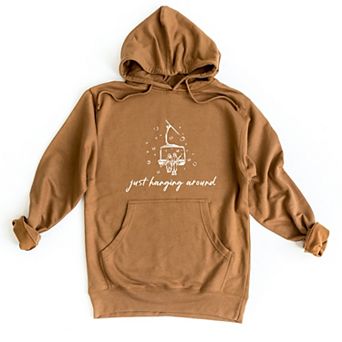 Just Hanging Around Ski Lift - Women's Graphic Hoodie