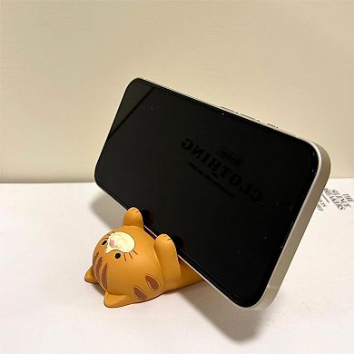 Cat Phone Stand Holder, Mini Phone Stand Gift for Cat Lovers, Stable Mobile Phone Holder