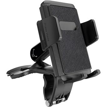 Car Dashboard Phone Clip Holder, 360 Degrees Rotation Dash Steering Wheel Phone Mount