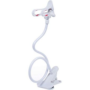 Cell Phone Holder,Universal Bedside Phone Stand,Lazy Bracket,Flexible Long Arms Clip