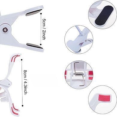 Cell Phone Holder,Universal Bedside Phone Stand,Lazy Bracket,Flexible Long Arms Clip