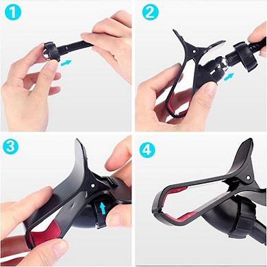 Cell Phone Holder,Universal Bedside Phone Stand,Lazy Bracket,Flexible Long Arms Clip