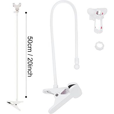 Cell Phone Holder,Universal Bedside Phone Stand,Lazy Bracket,Flexible Long Arms Clip