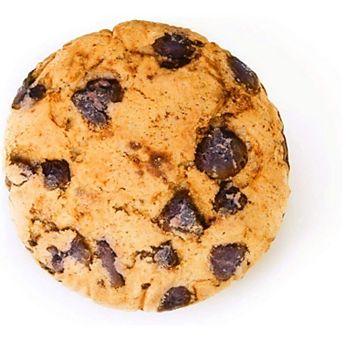 Round Throw Pillow 13.4 Inch Chocolate Cookie, 3D Digital Print Decorative