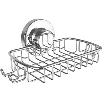 Soap Dish for Shower Suction Cup Powerful Vacuum System Rustproof Stainless