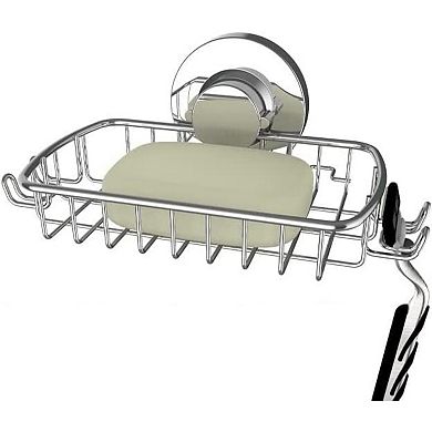 Soap Dish for Shower Suction Cup Powerful Vacuum System Rustproof Stainless