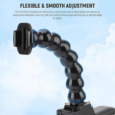 Flexible Clamp Mount Compatible with GoPro DJI Action Cameras,aw Flex Super Clamp Holder