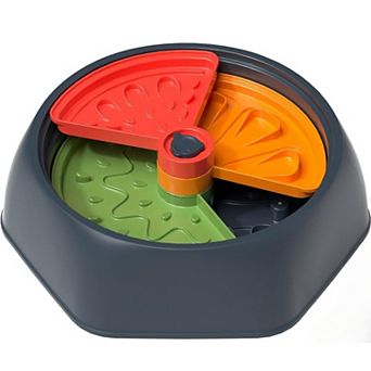 Pet Adjustable Slow Feeder Bowl for Medium/Large Dogs 9.85'' L Size with Suction Base
