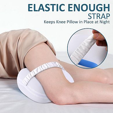 Knee Pillow for Side Sleepers, Memory Foam Leg Pillow for Side Sleeping, Between Legs Pillow