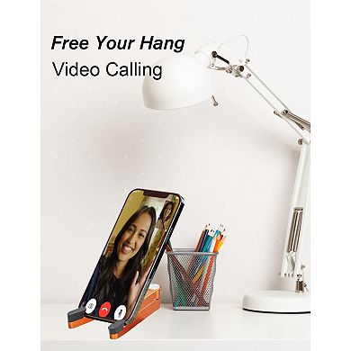 Cell Phone Stand, Phone Stand for Desk, Foldable & Portable iPhone Stand