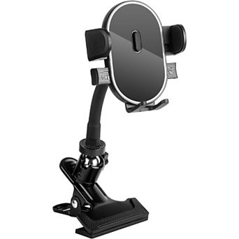 Clip Phone Holder with 360° Gooseneck Arm,Auto-Locking Clamp
