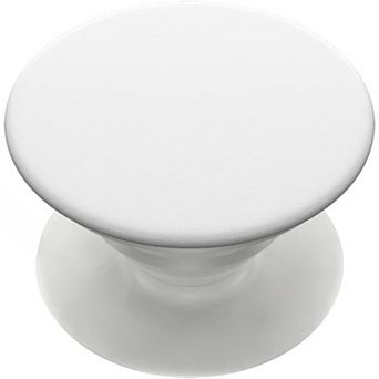 Phone Grip with Expanding Kickstand, Pop Socket for Phone - White