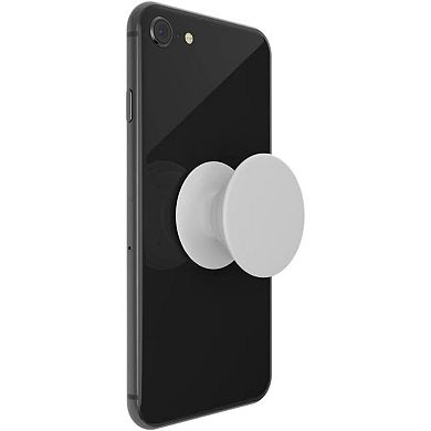 Phone Grip with Expanding Kickstand, Pop Socket for Phone - White