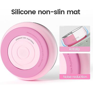 Stainless Steel Dog Bowl with Non-Slip Rubber Base Double Wall Insulation,34 Oz