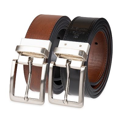 Men's Croft & Barrow® Soft Touch Stitched Reversible Belt