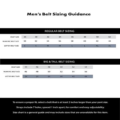 Men's Croft & Barrow® Soft Touch Stitched Reversible Belt