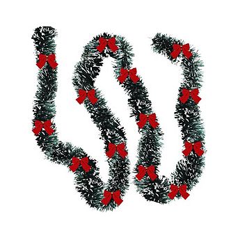 Metallic Twist Hanging Christmas Tinsel Garland
