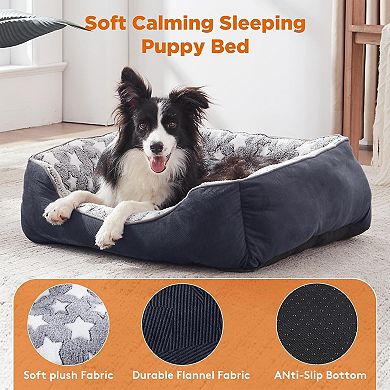 Small Dog Beds Small Size Dogs, Rectangle Washable Dog Bed, Orthopedic Dogs Sofa Bed
