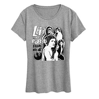 Women's Star Wars Leia & The Rebels Graphic Tee