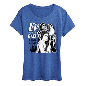 Women's Star Wars Leia & The Rebels Graphic Tee