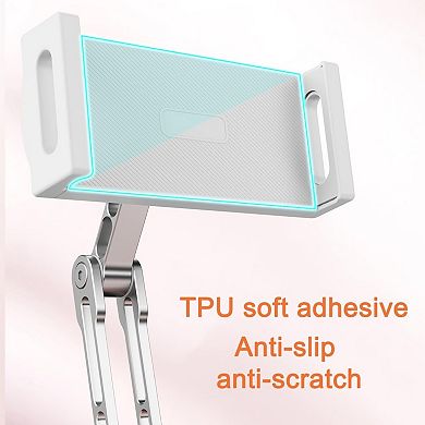 Pillow Stand Holder,Plush Mobile Phone Stand with a Snack Bowl with lid, for 4.7"-13"