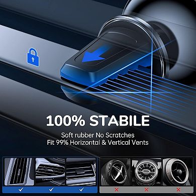 Magnetic Phone Holder for Car, Air Vent 360° Rotatable Cell Phone Holder Mount