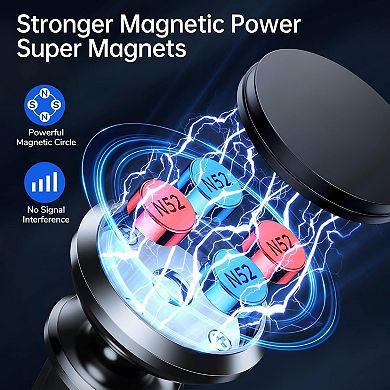 Magnetic Phone Holder for Car, Air Vent 360° Rotatable Cell Phone Holder Mount