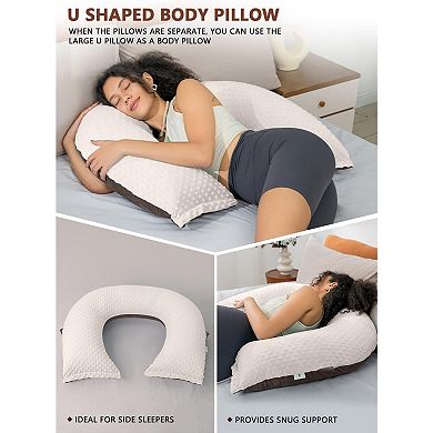 Reading Pillow, Back Pillow for Sitting in Bed and Couch, Gaming Pillow for Adults