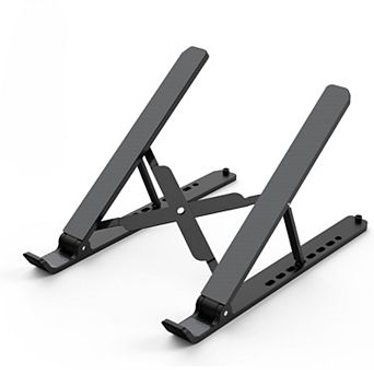 Laptop Stand for Desk, Adjustable Laptop Riser, Silicone Foldable Holder
