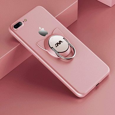 Cat Phone Ring Holder for Magnetic Car Mount,Fonessary 360 Rotation Metal Phone Ring