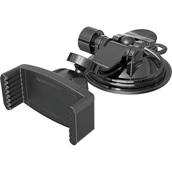 Car Suction Cup Phone Holder for Car with Adjustable Arm,Low Profile Dashboard Phone Mount