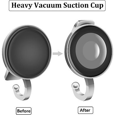 Suction Cup Shower Caddy, Shower Shelf Soap Dish, Sponge, Rust Proof, Stainless