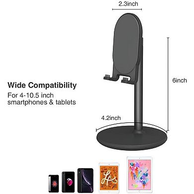 Phone Stand for Desk, Adjustable Cell Phone Holder for Desk