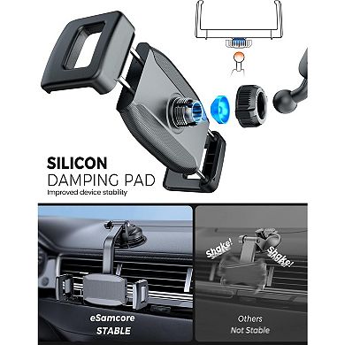 Enlarge Tablet Clamp, 1.57” Depth Mount Clips, Tablet Stand Holder Mount