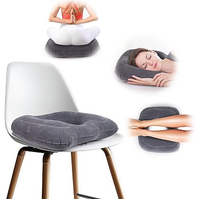 Inflatable Hemorrhoid Pillows, Donut Pillow for Tailbone Pain, Adjustable Inflatable Seat
