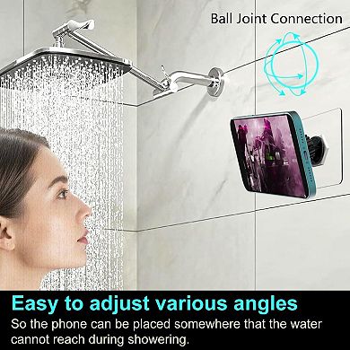 MagSafe Wall Mount Magnetic Phone Holder, Self-Adhesive, 360 Rotatable, Waterproof