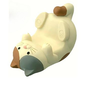 Resin Cat Figurine Phone Stand - Sturdy Design to Hold Smartphones Without Tipping