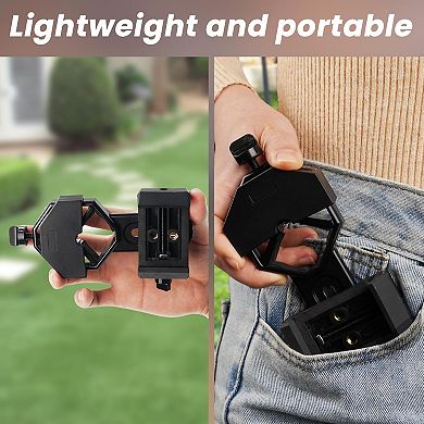 Smartphone Adapter Mount Regular Size - Compatible with Binoculars, Monoculars
