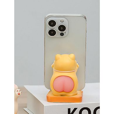 Cute Cat Phone Holder - Cellphone & Tablet Stand, Desk Accessory for Bedroom & Office