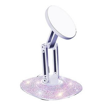 Bling Magnetic Phone Stand for Desk,Adjustable Foldable Metal Cell Phone Holder