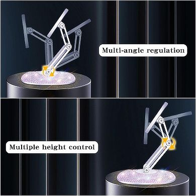 Bling Magnetic Phone Stand for Desk,Adjustable Foldable Metal Cell Phone Holder